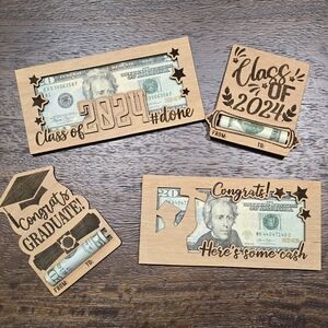 Personalized Graduation cash holder